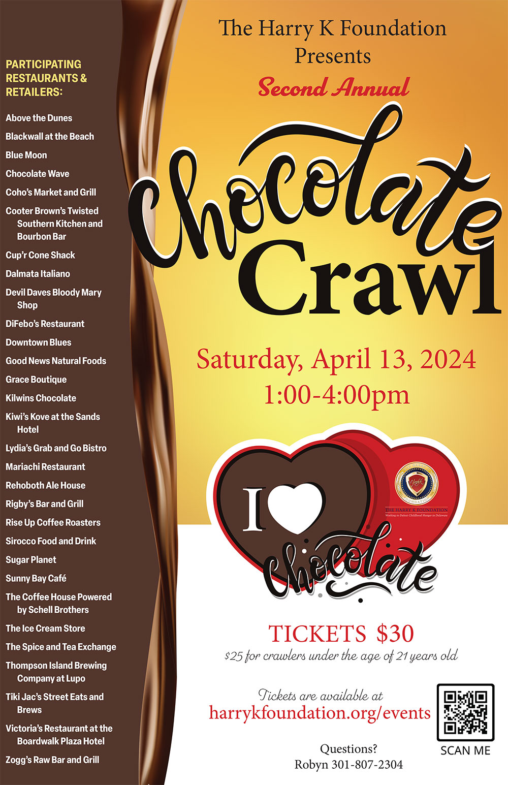 Chocolate Crawl 2024 - The Harry K Foundation
