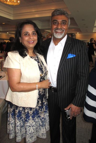 Harry Keswani, President and Founder of the Harry K Foundation, and his wife Sonia Keswani, Harry K Board Member, are pleased with the success of the event