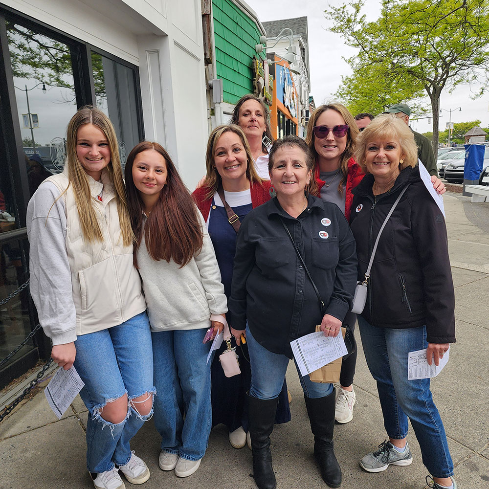 This group of ladies was having a great time!