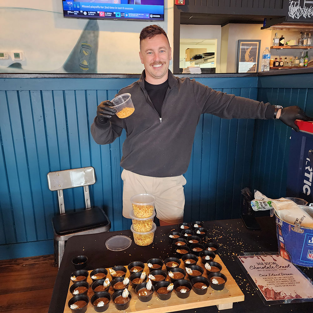 Codis Jones of 302 Social delivered on the dream with his Coco Island Dream cocktail that was finished with a highly-praised roasted coconut and orange zest whipped cream.