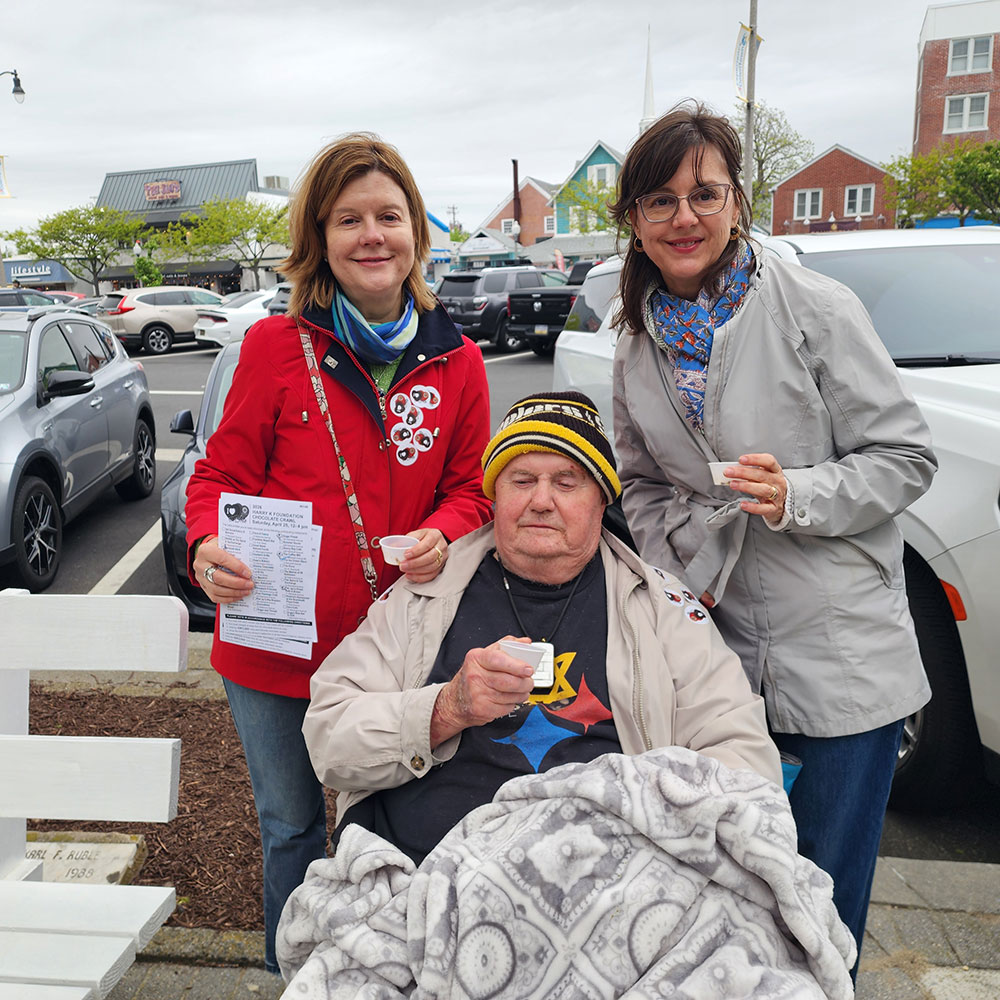 Nancy, Mary Ann, and Joel were properly attired to brave the chill and enjoy the Crawl