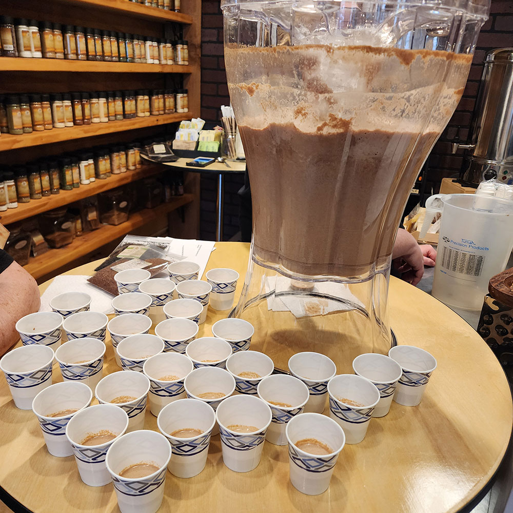 The frozen choco-mocha was a delicious favorite served by Browseabout Books.